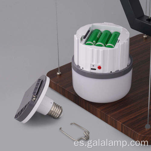 Luz de bombilla LED de emergencia recargable